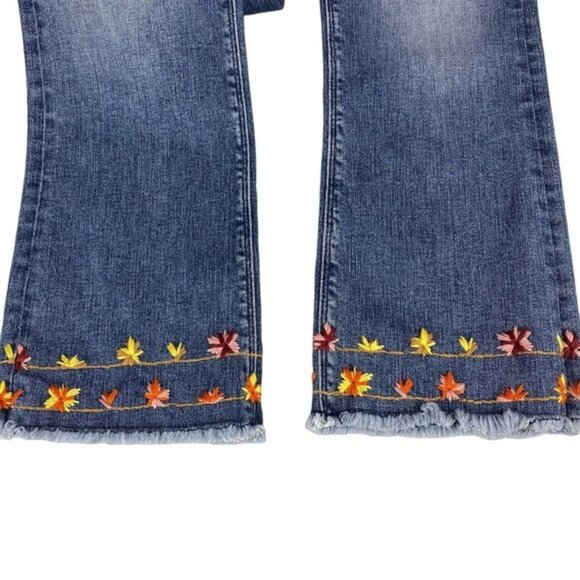 RAFFAELLO ROSSI Sinty Cropped Ethno Sz 6 Slim - Picture 9 of 11